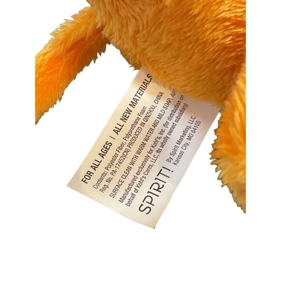 2022 Kohls Cares Jimmy Fallon Baby Lion Plush Stuffed Animal Toy Orange 11" - Picture 4 of 4